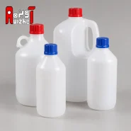 بطری پلاستیکی مدور درب پیچدار