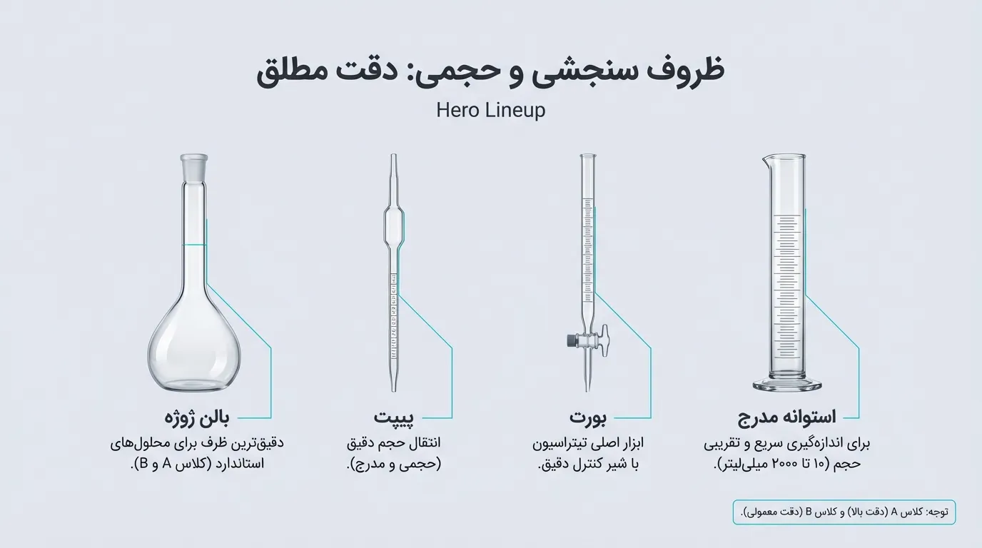 شیشه آلات آزمایشگاهی حجم سنجی