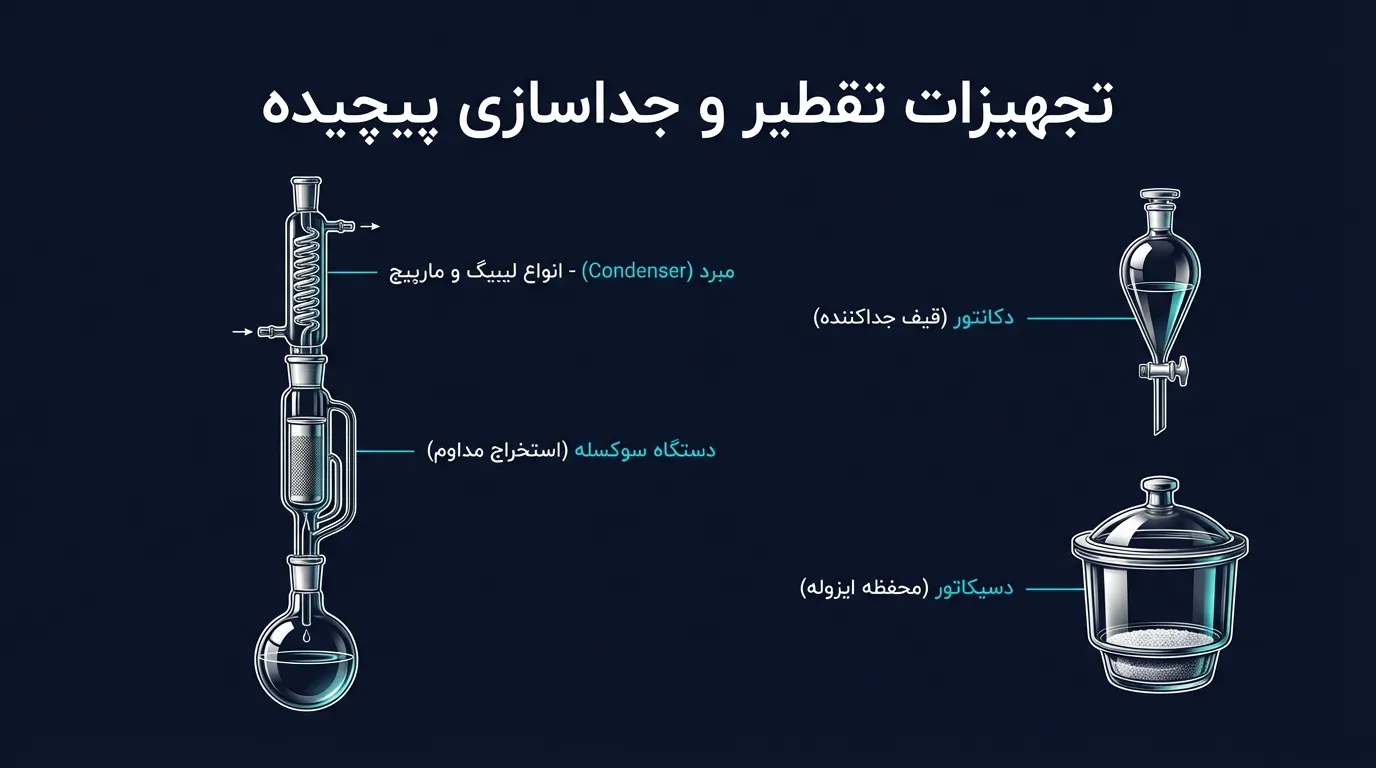 تجهیزات تقطیر و جداسازی آزمایشگاهی