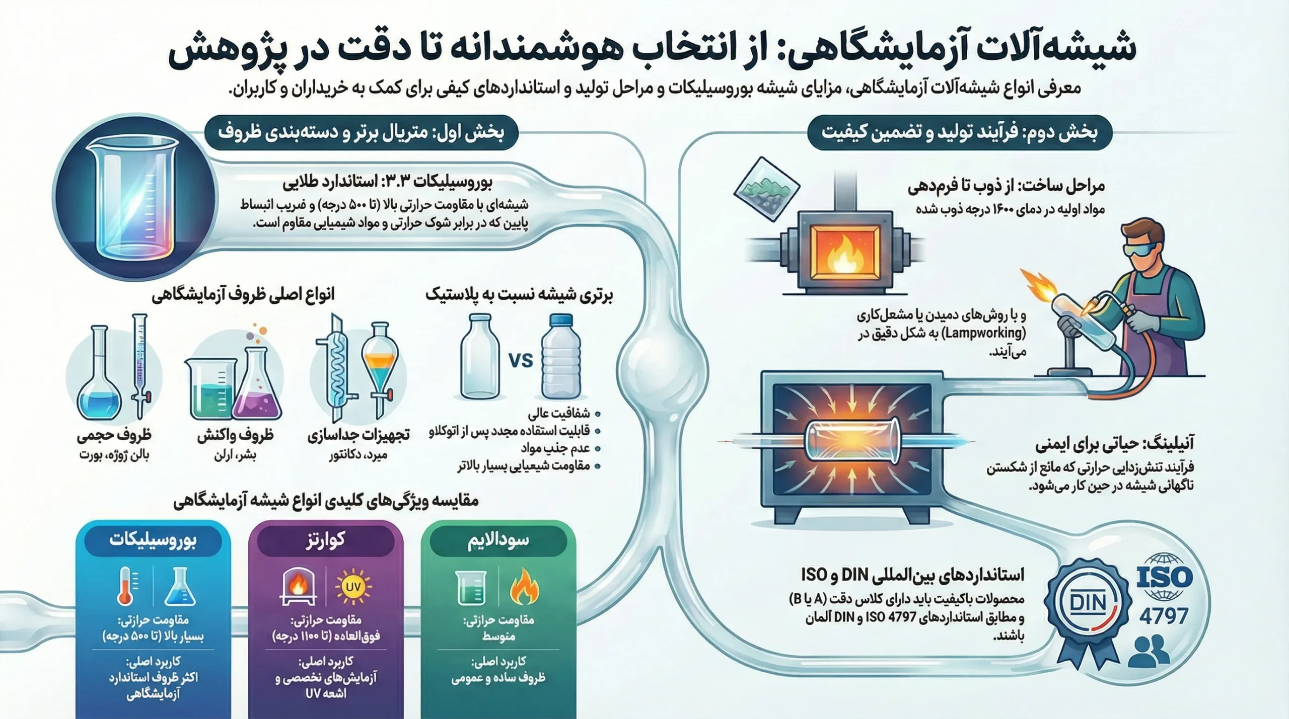 شیشه آلات آزمایشگاهی